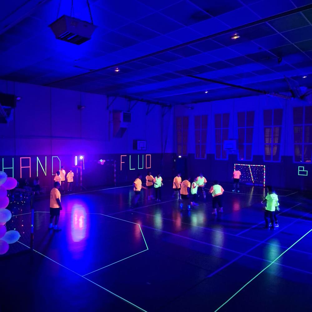 Photo Soirée Handball Fluo (Sport dans le noir) à Bollène (Vaucluse - 84)